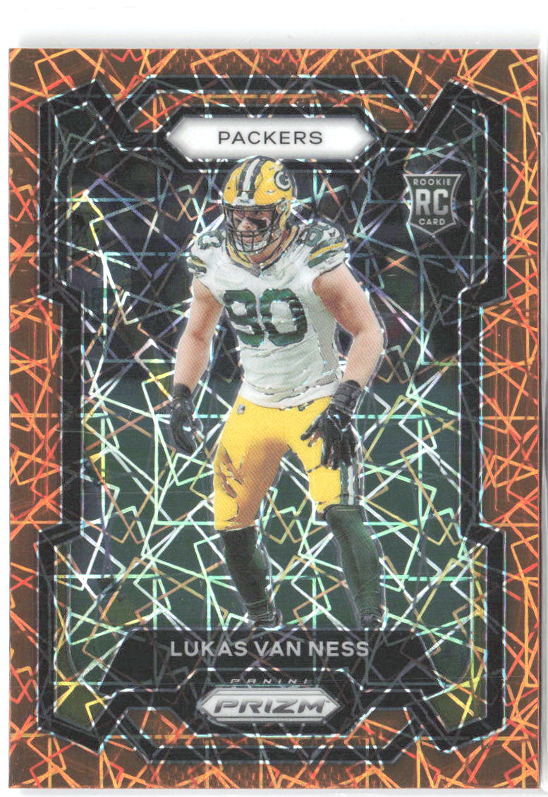 Lukas Van Ness Panini Prizm - Lazer 336 2023 Green Bay Packers