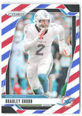 Bradley Chubb Panini Prizm - Red White and Blue 181 2024 Miami Dolphins