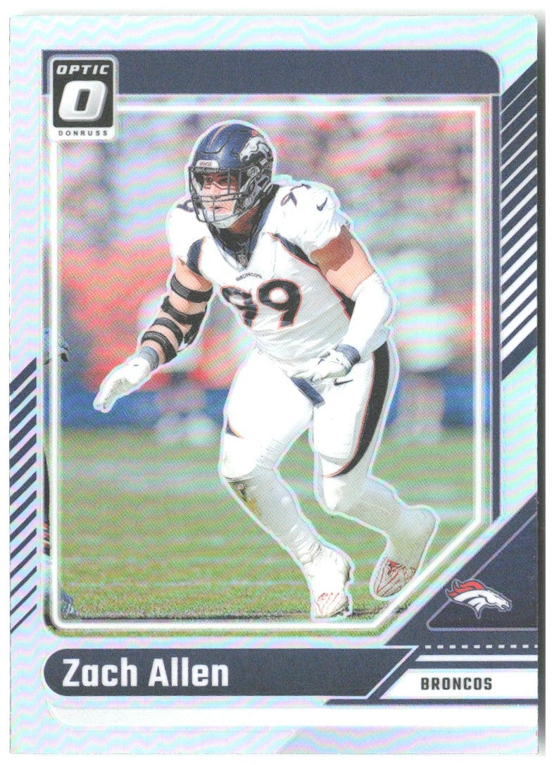 Zach Allen Donruss Optic - Holo 61 2024 Denver Broncos