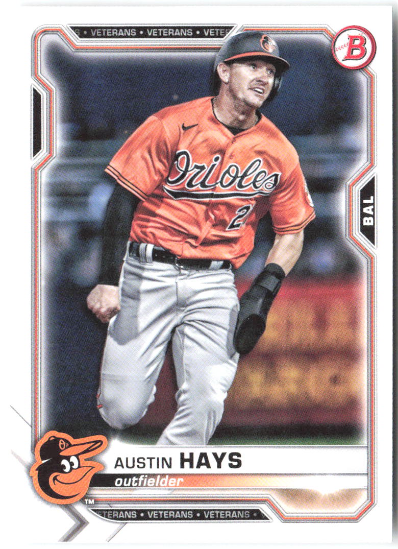 Austin Hays Bowman 50 2021 Baltimore Orioles