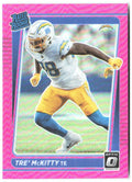 Tre' McKitty Donruss Optic - Pink 284 2021 Los Angeles Chargers