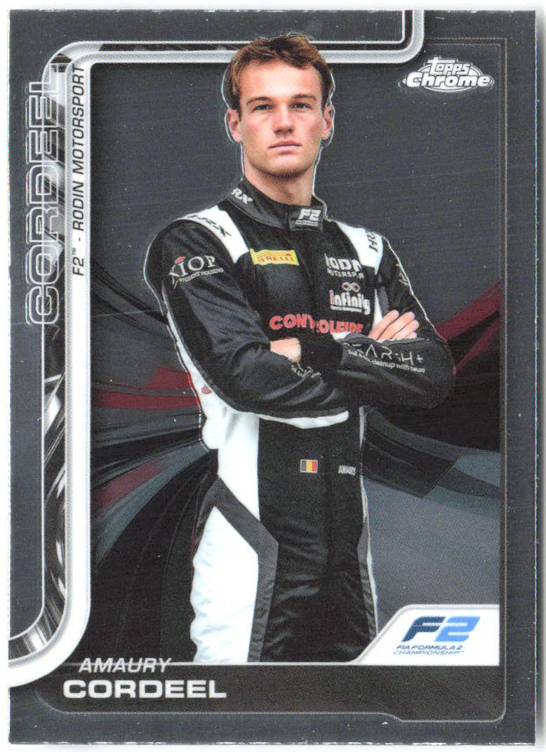 Amaury Cordeel Topps Chrome Formula 1 36 2025 Rodin Motorsport