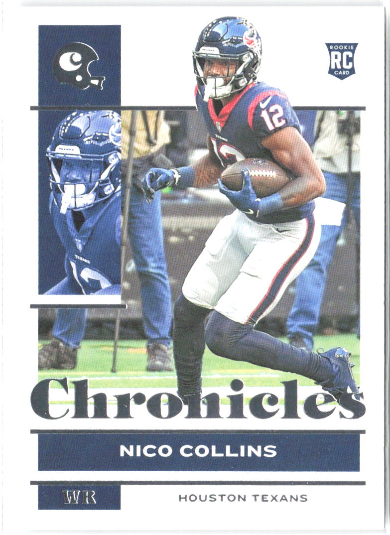 Nico Collins Panini Chronicles 35 2021 Houston Texans RC