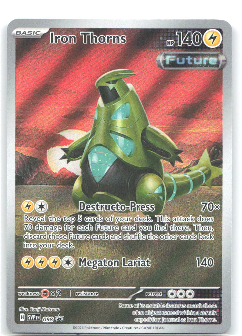 Iron Thorns Holo Promo SV: Scarlet & Violet Promo Cards 098 NM Tonji Matsuno