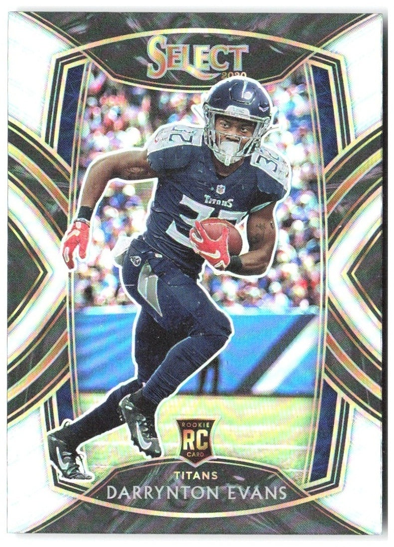 Darrynton Evans Panini Select - Silver Prizm 278 2020 Tennessee Titans