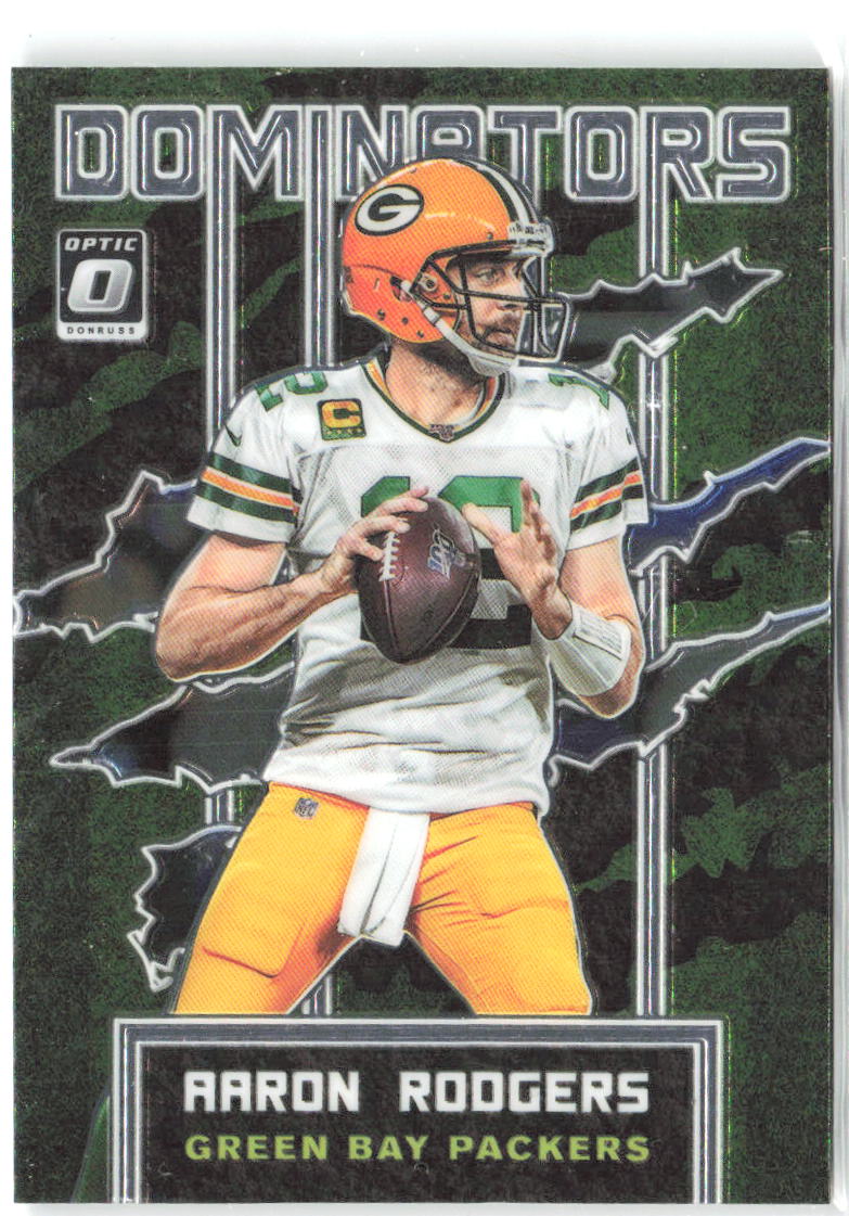 Aaron Rodgers Donruss Optic - Dominators DM-AR 2020 Green Bay Packers