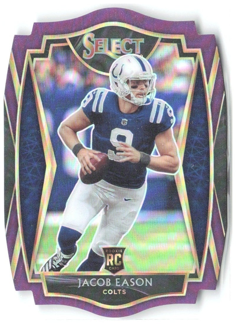 Jacob Eason Panini Select - Purple Prizm Die Cut 148 2020 Indianapolis Colts