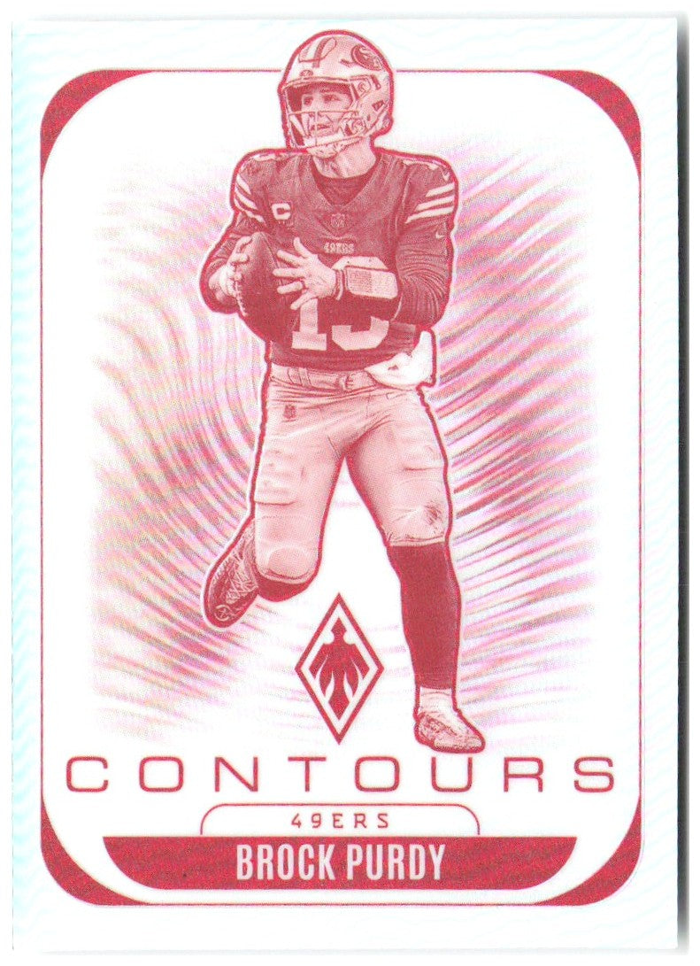 Brock Purdy Panini Phoenix - Contours 28 2025 San Francisco 49ers