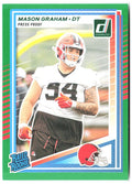 Mason Graham Donruss - Press Proofs Green 340 2025 Cleveland Browns