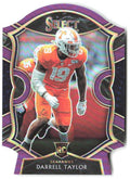 Darrell Taylor Panini Select - Purple Prizm Die Cut 96 2020 Seattle Seahawks