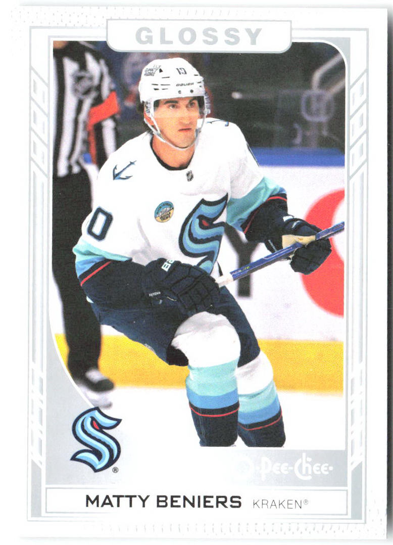 Matty Beniers Upper Deck - O-Pee-Chee Glossy R-33 2023-24 Seattle Kraken
