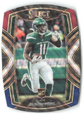Denzel Mims Panini Select - Tri-Color Prizm Die Cut 263 2020 New York Jets