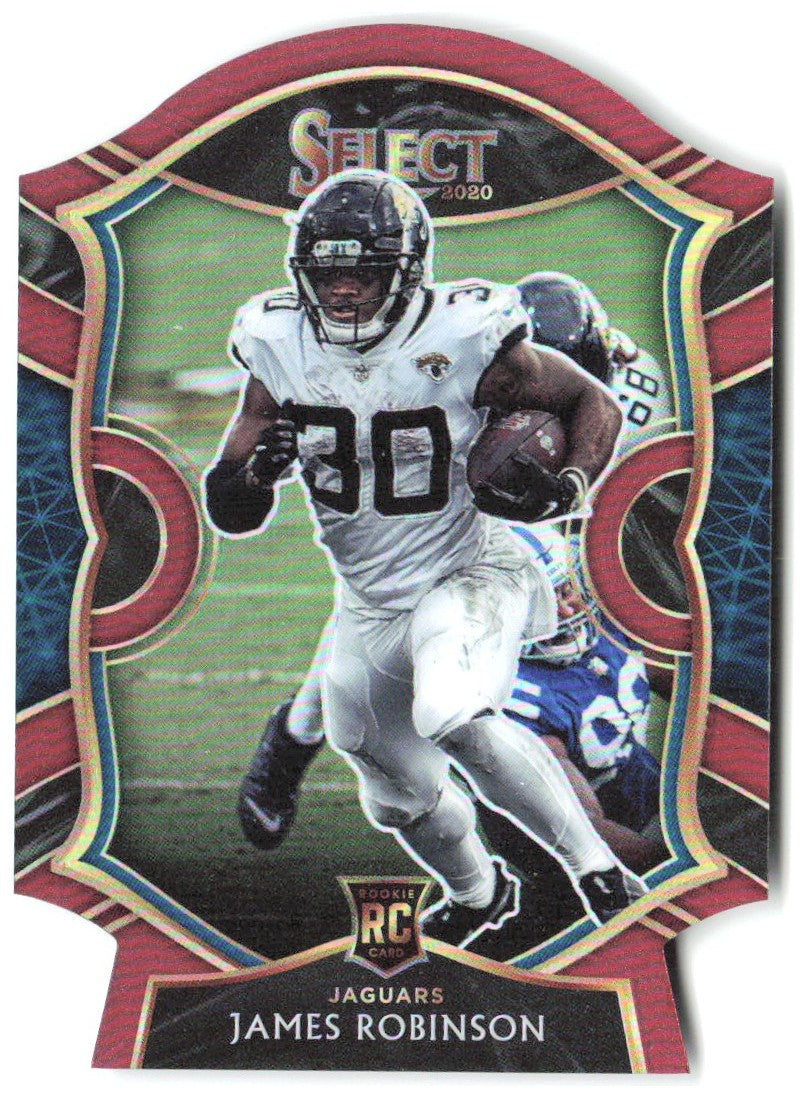 James Robinson Panini Select - Red Prizm Die Cut 88 2020 Jacksonville Jaguars
