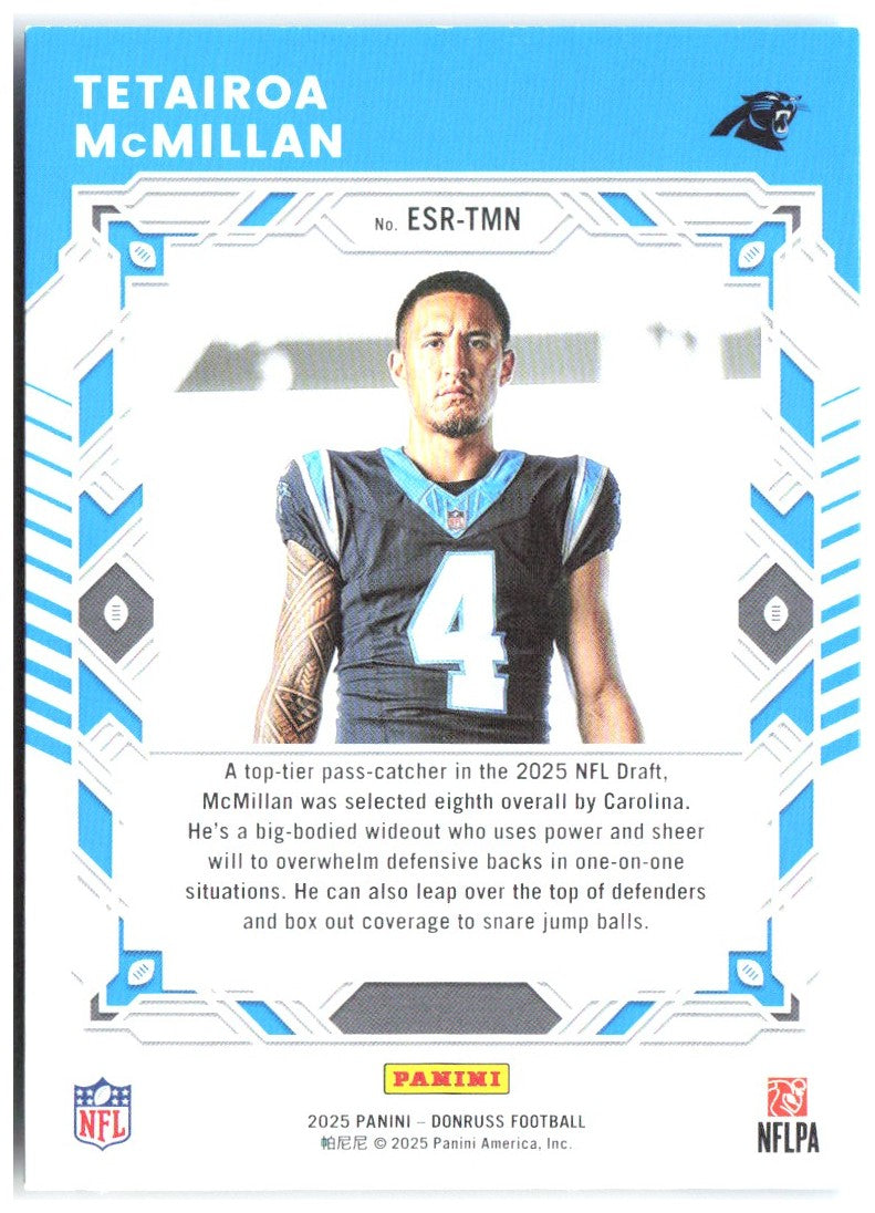 Tetairoa McMillan Donruss - Elite Series Rookies ESR-TMN 2025 Carolina Panthers