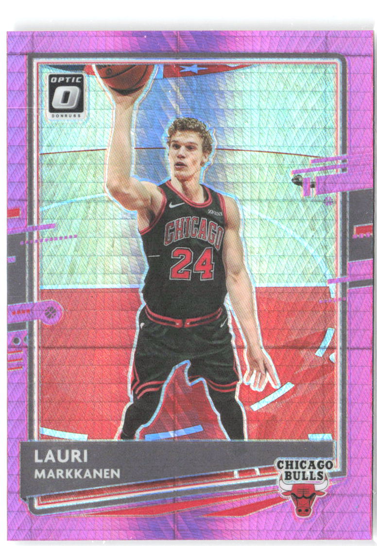 Lauri Markkanen Hyper Pink Donruss Optic - Hyper Pink 85 NM