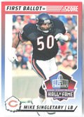 Mike Singletary Score - First Ballot 4 2024 Chicago Bears
