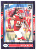 Jaden Hicks Donruss Optic - Purple Shock 237 2024 Kansas City Chiefs