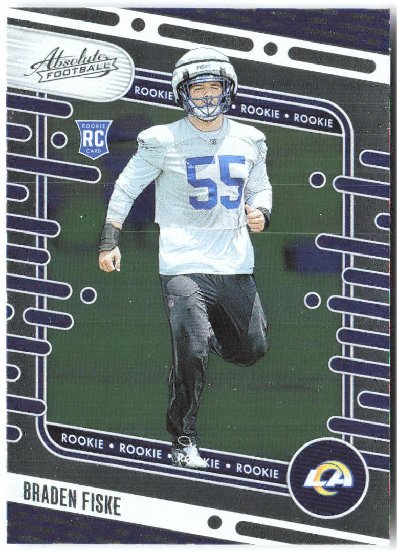 Braden Fiske Panini Absolute - Retail 139 2024 Los Angeles Rams RC
