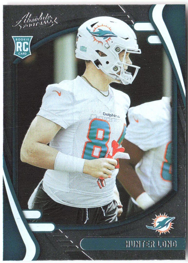 Hunter Long Panini Absolute - Retail 173 2021 Miami Dolphins RC