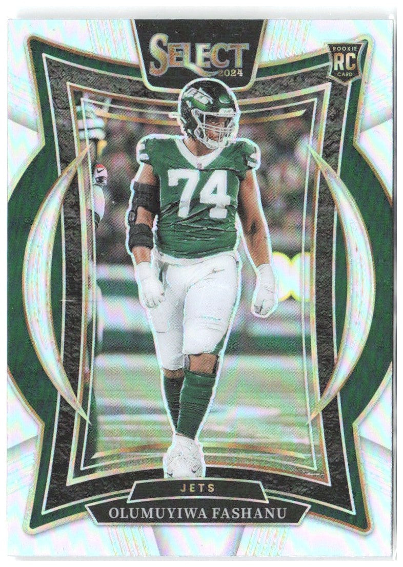 Olumuyiwa Fashanu Panini Select - Silver Prizm 66 2024 New York Jets