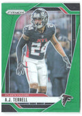 A.J. Terrell Panini Prizm - Green 15 2024 Atlanta Falcons