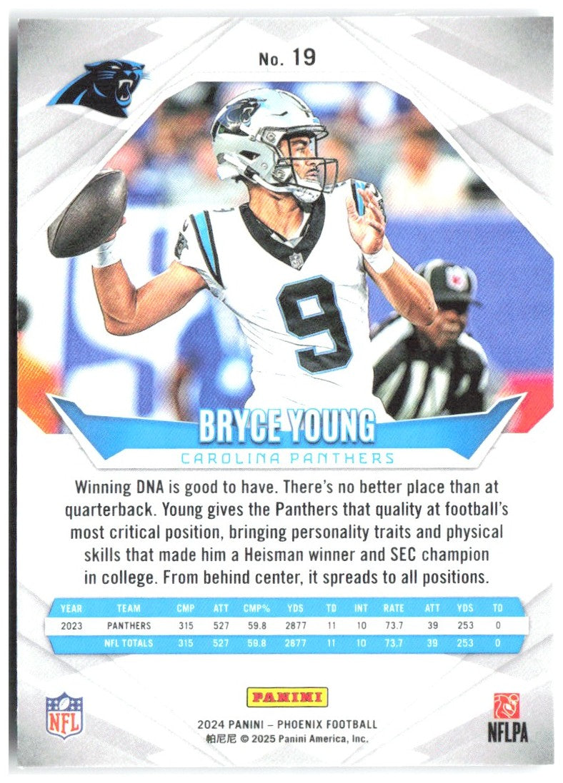 Bryce Young Panini Phoenix - International 19 2024 Carolina Panthers