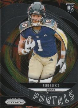 Rome Odunze Panini Prizm - Portals 9 2024 Chicago Bears / Washington Huskies