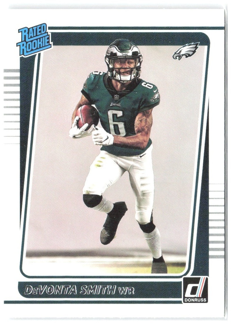 DeVonta Smith Donruss 261 2021 Philadelphia Eagles RC
