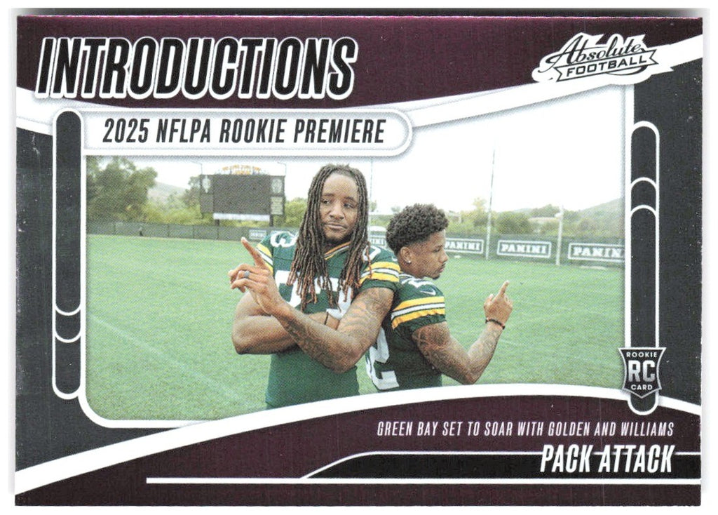 Pack Attack Panini Absolute - Introductions I-SWS 2025 Green Bay Packers