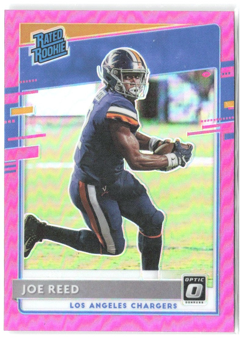 Joe Reed Donruss Optic - Pink 196 2020 Los Angeles Chargers