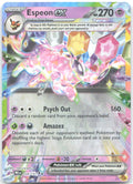 Espeon ex Holo Double Rare SV: Prismatic Evolutions 034/131 NM 5ban Graphics