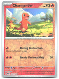 Charmander Reverse Holo Common SV Scarlet & Violet 151 004/165 NM