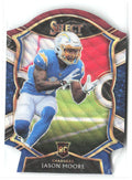 Jason Moore Panini Select - Tri-Color Prizm Die Cut 78 2020 Los Angeles Chargers