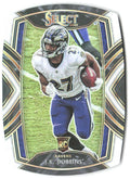 J.K. Dobbins Panini Select - White Prizm Die Cut 252 2020 Baltimore Ravens