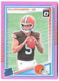 Dillon Gabriel Donruss - Optic Rated Rookies Pink 316 2025 Cleveland Browns