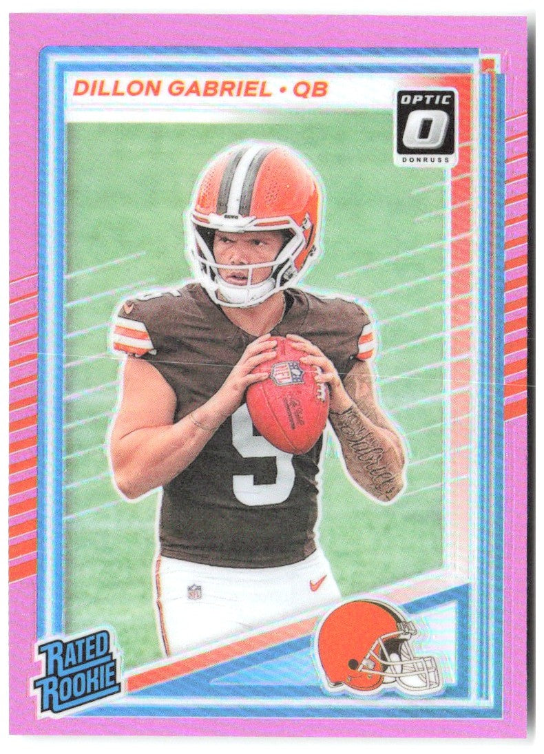Dillon Gabriel Donruss - Optic Rated Rookies Pink 316 2025 Cleveland Browns