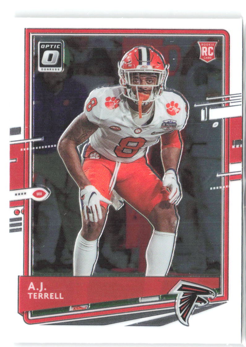 A.J. Terrell Donruss Optic 105 2020 Atlanta Falcons RC