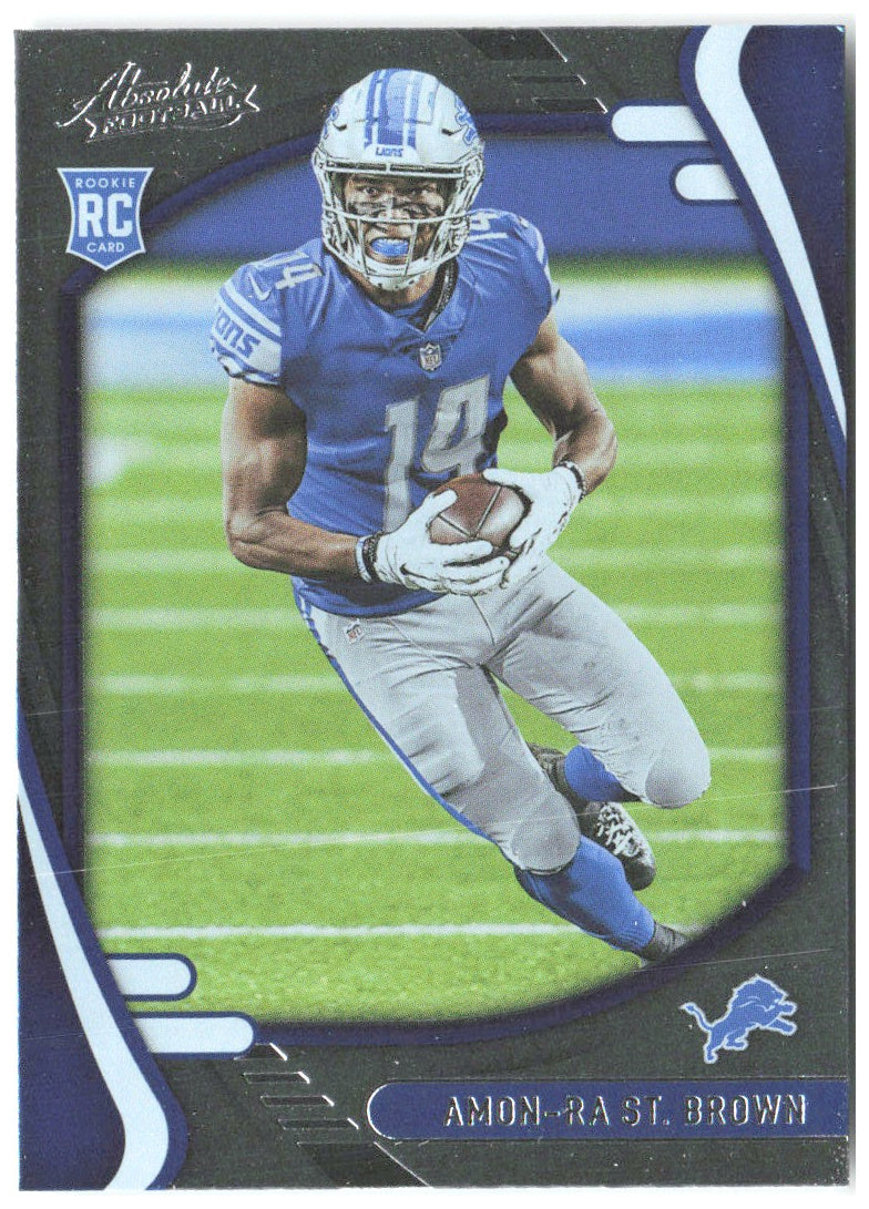 Amon-Ra St. Brown Panini Absolute - Retail 131 2021 Detroit Lions RC
