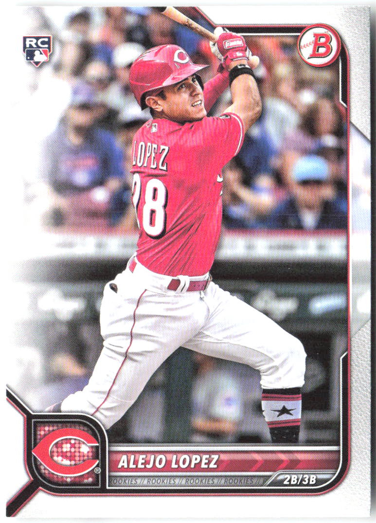 Alejo Lopez Bowman 93 2022 Cincinnati Reds RC