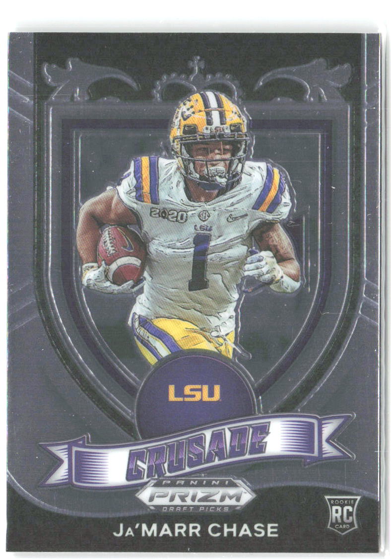 Ja'Marr Chase Panini Prizm Draft Picks 162 2021 LSU Tigers
