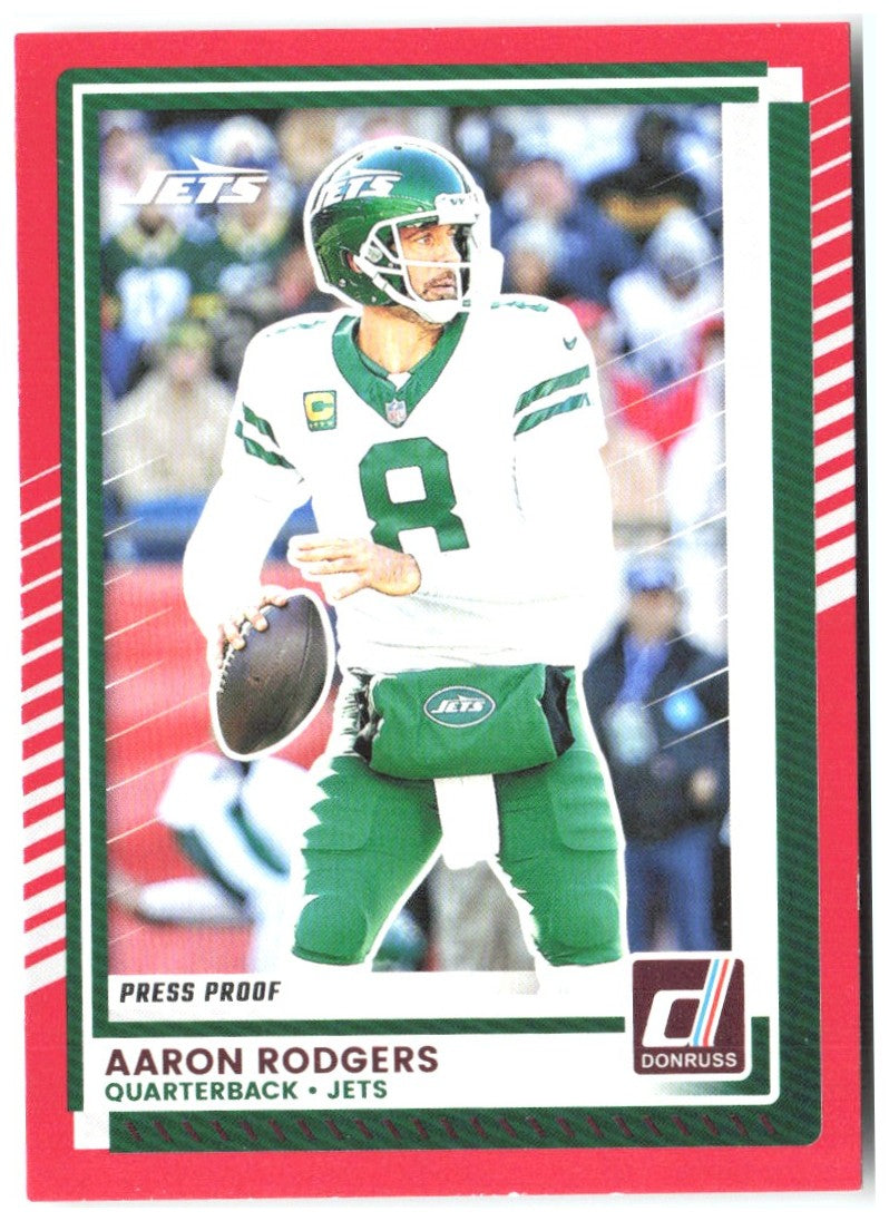 Aaron Rodgers Donruss - Press Proofs Red 97 2025 New York Jets