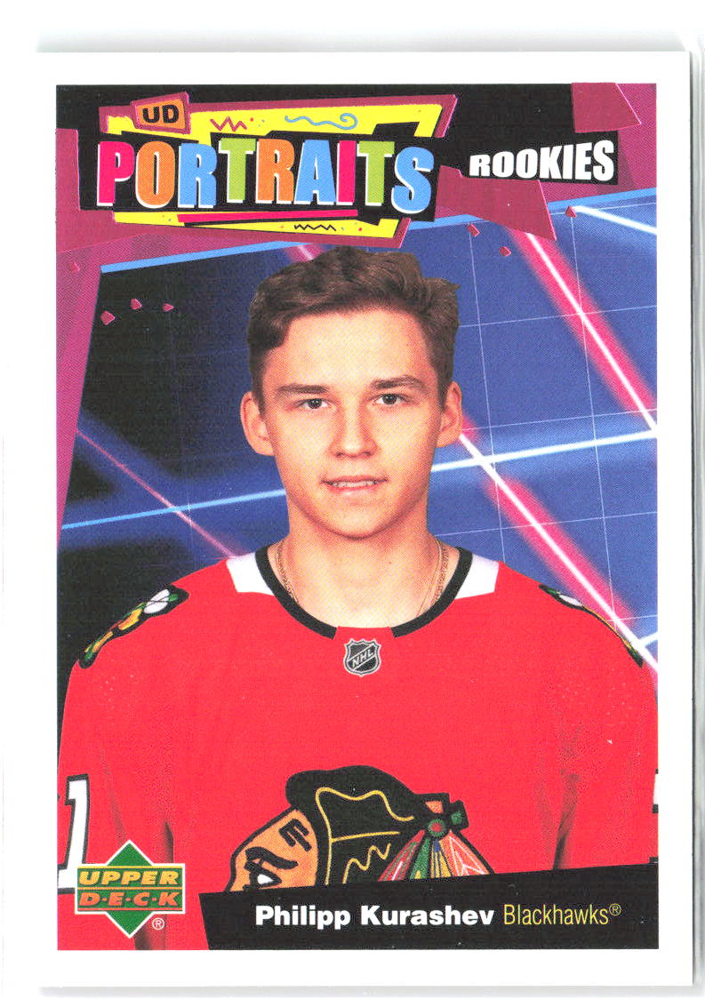 Philipp Kurashev Upper Deck - UD Portraits P-71 2020-21 Chicago Blackhawks
