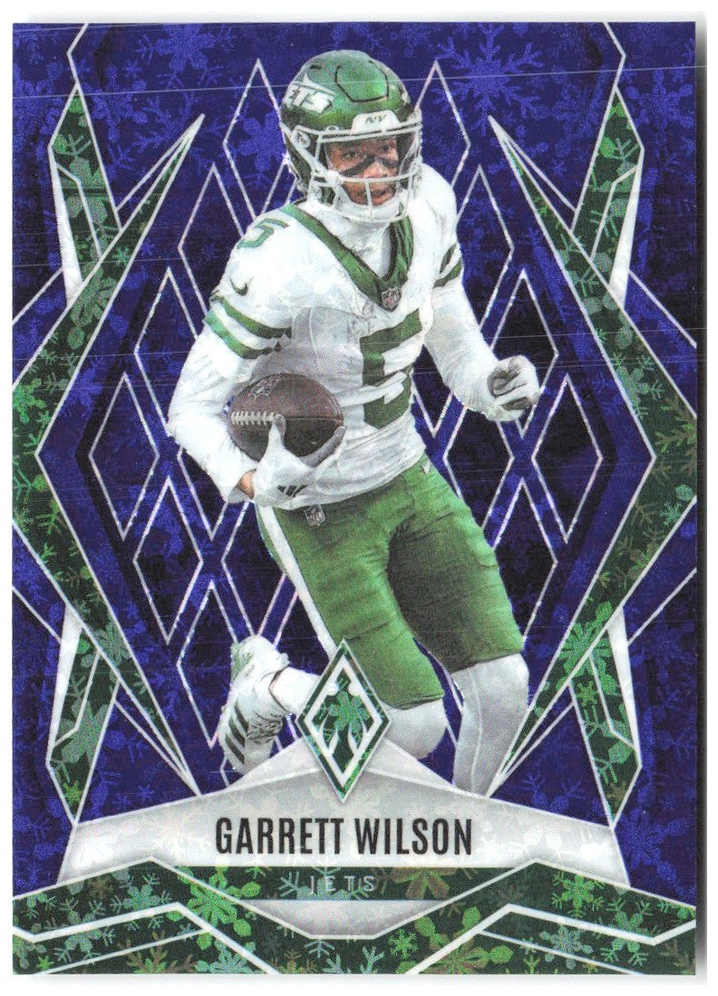 Garrett Wilson Panini Phoenix - Blue Winter Prizm 52 2025 New York Jets /199