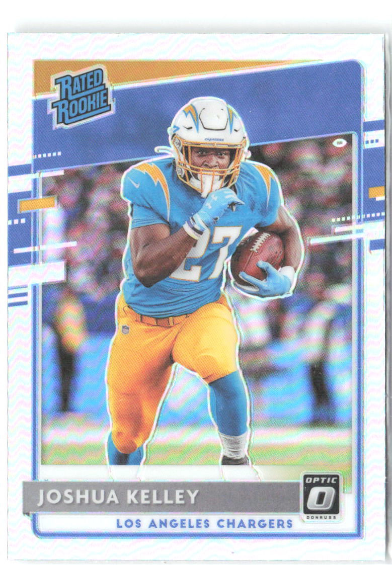 Joshua Kelley Donruss Optic - Holo 188 2020 Los Angeles Chargers