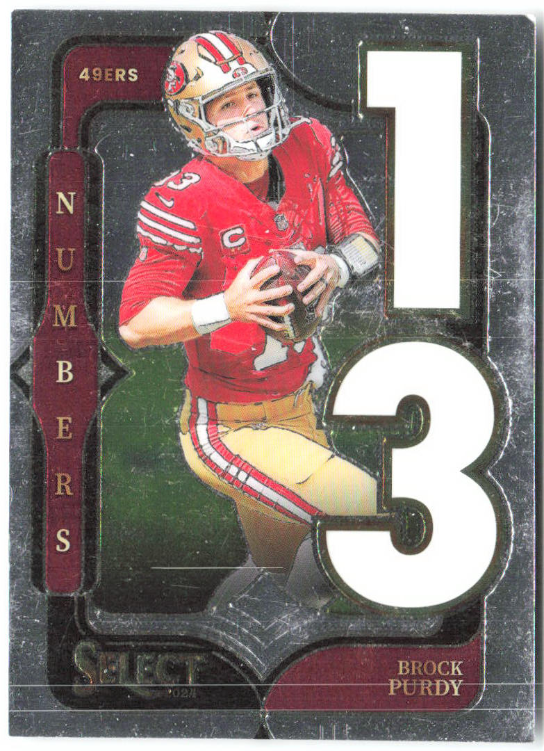 Brock Purdy Panini Select - Select Numbers 22 2024 San Francisco 49ers