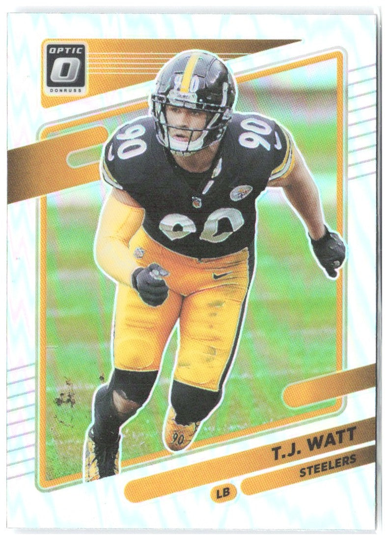 T.J. Watt Donruss Optic - Holo 149 2021 Pittsburgh Steelers