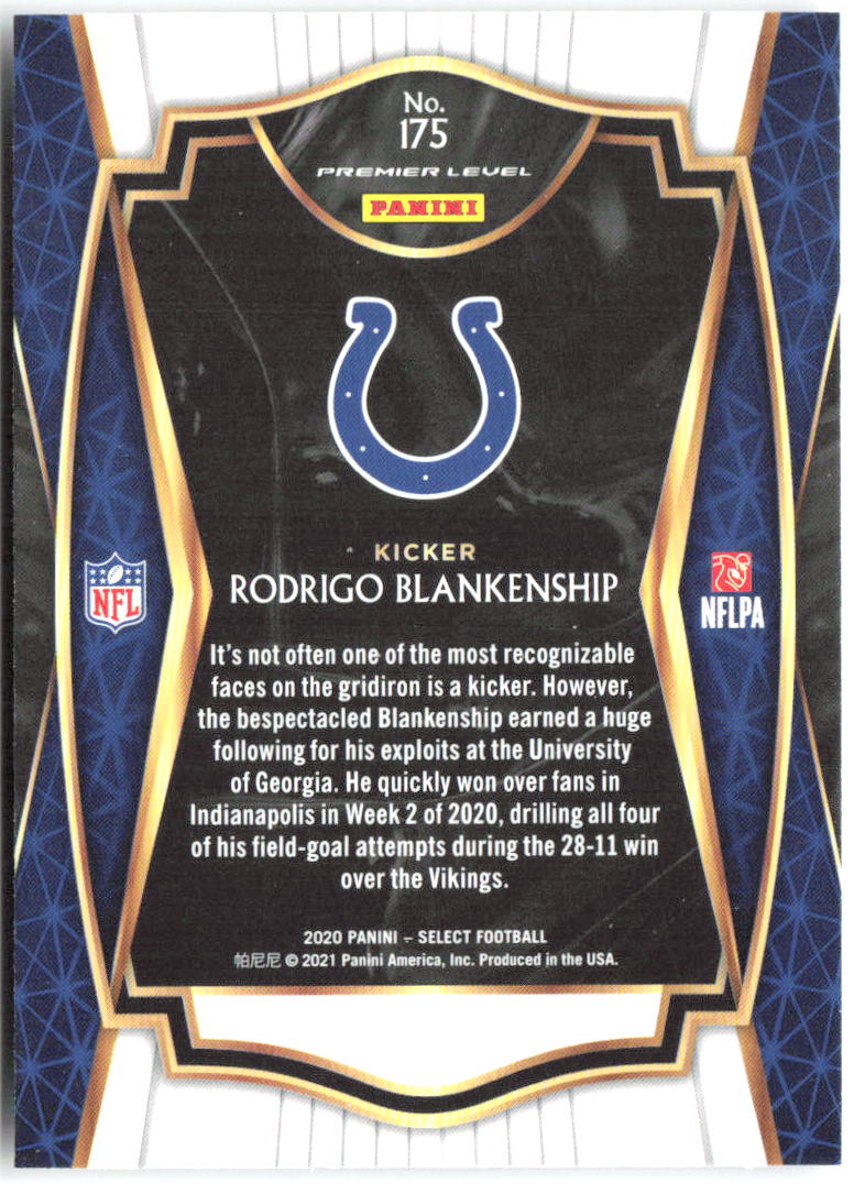 Rodrigo Blankenship Base Panini Select 175 NM