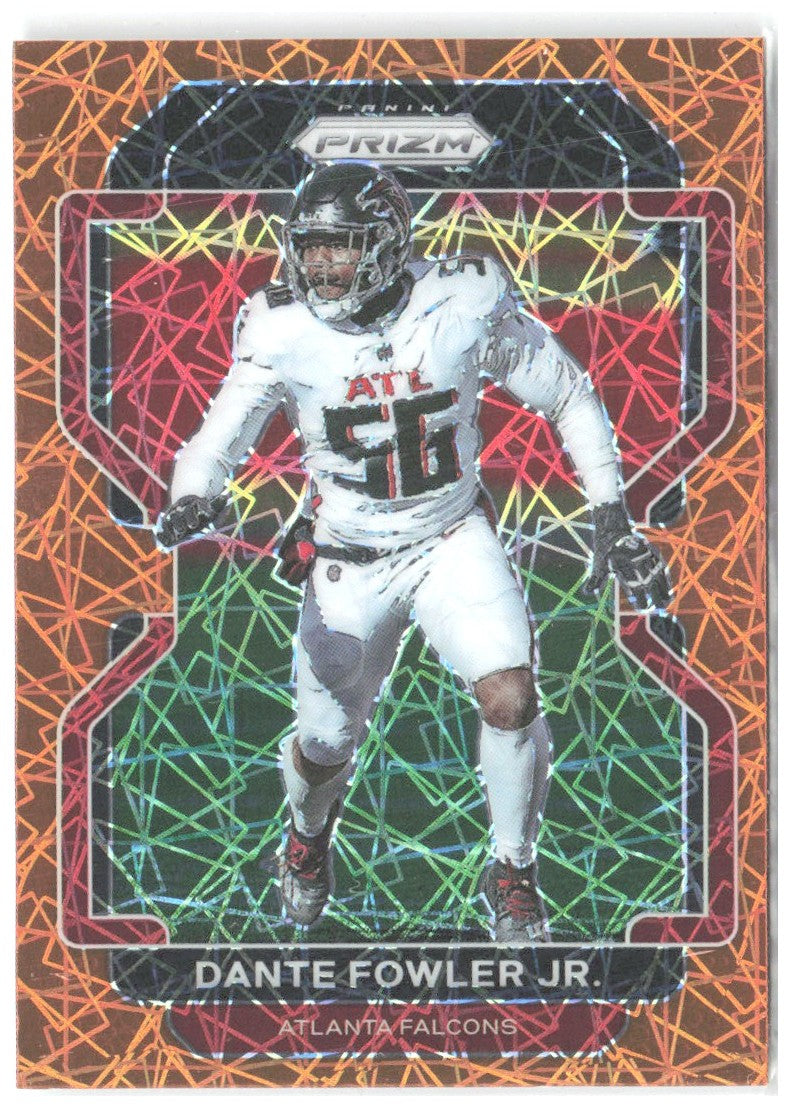 Dante Fowler Jr. Panini Prizm - Lazer 327 2021 Atlanta Falcons
