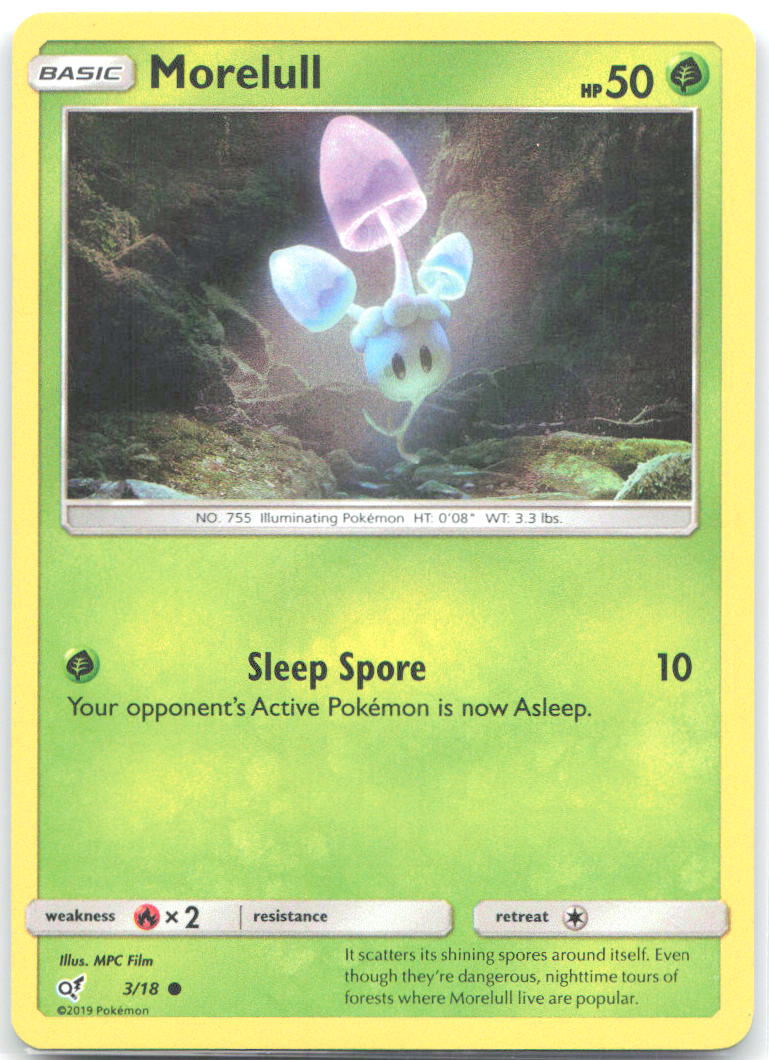 Morelull Holo Common Holo Common Detective Pikachu 3/18 NM MPC Film