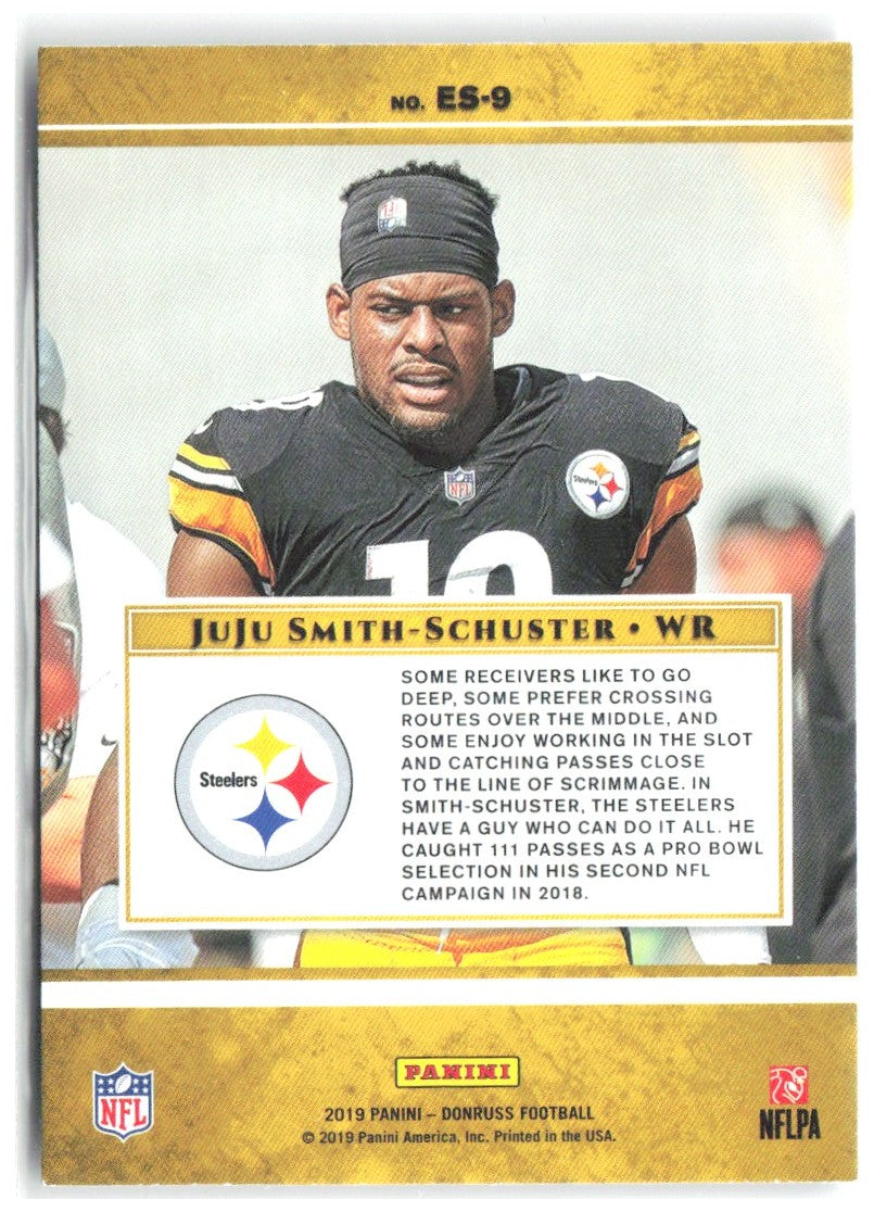 JuJu Smith-Schuster Donruss - Elite Series ES-9 2019 Pittsburgh Steelers
